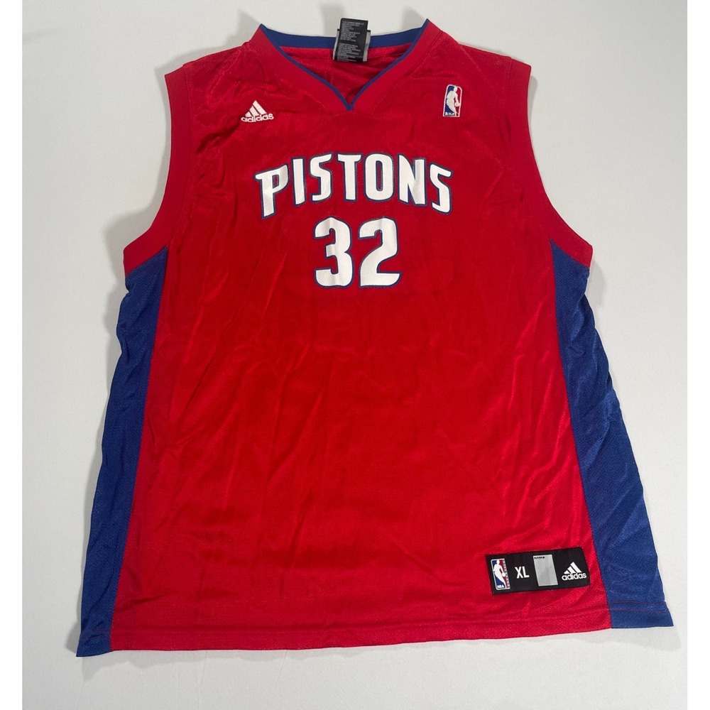 Richard Hamilton Detroit Pistons NBA Adidas Alt Red Jersey Youth XL (18/20)